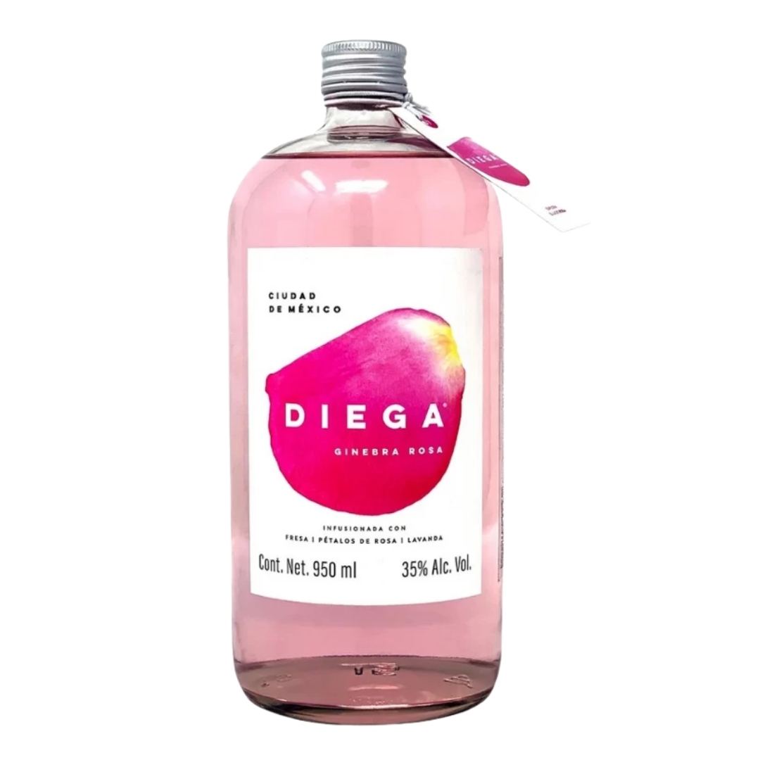 Ginebra Diega Rosa 950ml