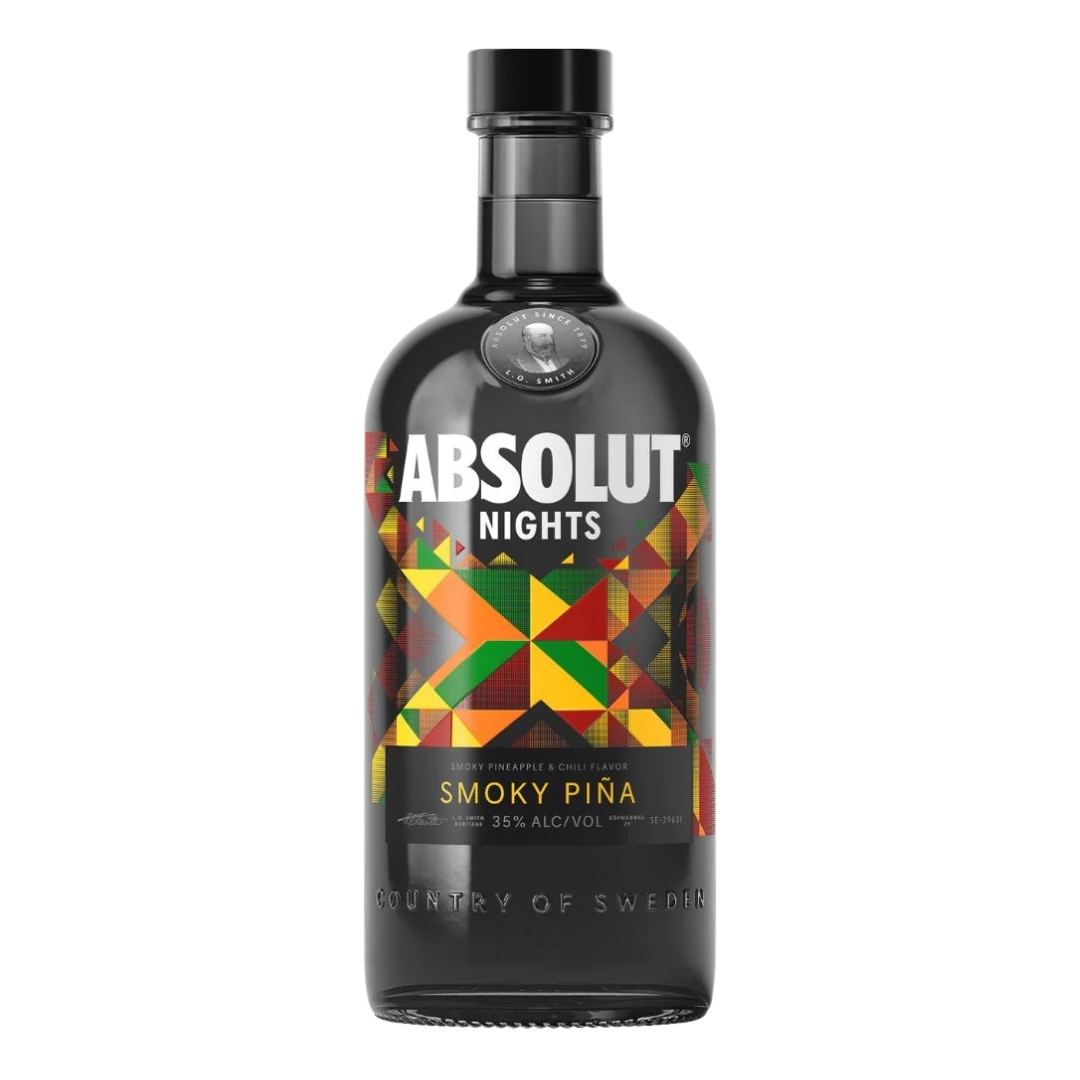 Vodka Absolut Smoky Piña 700ml